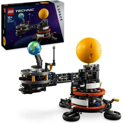Image de LEGO® Technic 42179 la planète Terre et Lune en orbite
