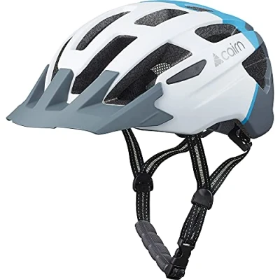 Image de Cairn Prism XTR II, casque de vélo, blanc/bleu