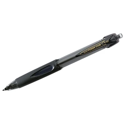 Image de uni ball 768184000 Power Tank SN 220 Paquet de 12 Stylos à bille rétractables larges encre Super Ink Noir