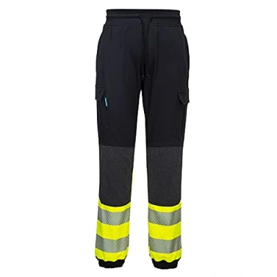 Image de Portwest KX3 pantalon flexi haute visibilité, Couleur: Noir/jaune, Taille: L, KX341KYRL