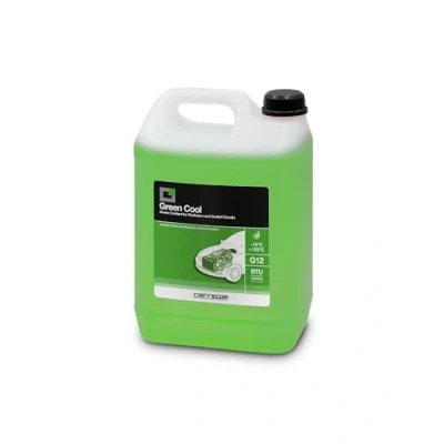 Image de Errecom Green Cool, Liquide de Radiateur Vert 10C, antigel G12 avec Paquet d&#039;inhibiteurs à Base Organique OAT, Prêt l&#039;emploi, 5 litres