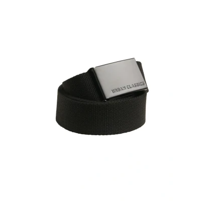 Image de Urban Classics Canvas Belts Ceinture, Noir (Black), Fabricant: Taille Unique Mixte