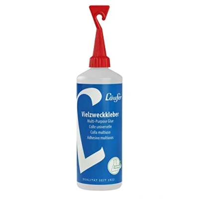 Image de Läufer colle transparente multi usages, universelle en bouteille de 100 g, tête d&#039;étalage, sans solvant