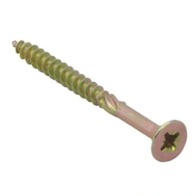 Image de Spectre Advanced Lot de 500 vis à bois multi usages 4 x 60 mm Zinc jaune passivé