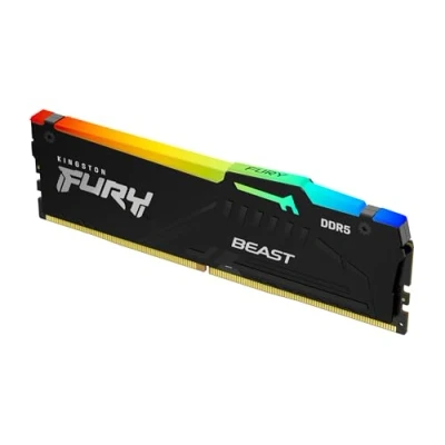 Image de Kingston FURY Beast Black RGB EXPO 8GB 6000MT/s DDR5 CL30 DIMM Desktop Gaming Memory Single Module KF560C30BBEA 8
