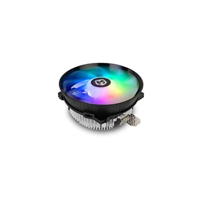 Image de NOX HUMMER H 123 NXHUMMERH123PRO Ventilateur CPU 120mm, fonction PMW, 9 pales, roulements hydrauliques, éclairage LED RGB Rainbow, Noir