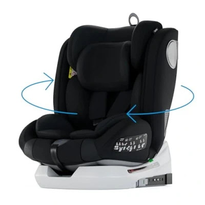 Image de Star Ibaby Siege Auto Bebe 0 à 36kg, Isofix Groupe 1 2 3, Siège Bébé et Enfants de 12 Ans, Sièges Pivotant 360, Ergonomique, Rehausseur Voiture Enfant, Voyage