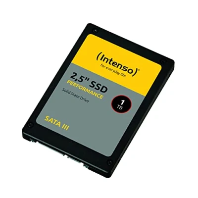 Image de Intenso Disque SSD Interne 2,5&quot; SATA III Performance, 1 to, 550 Mo/s, Noir,