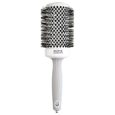 Image de Olivia Garden Brosse Blowout Shine Brush White&amp;Grey Ø55mm 1 pièces