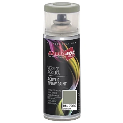 Image de Peinture acrylique 400 ml multifonction RAL 7030 Grig Pièrre V4007030 Ambro sol