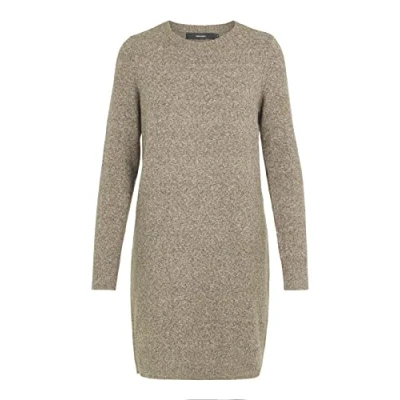 Image de VERO MODA VMDOFFY LS GA NOOS 10215523 Robe à col rond pour femme, S