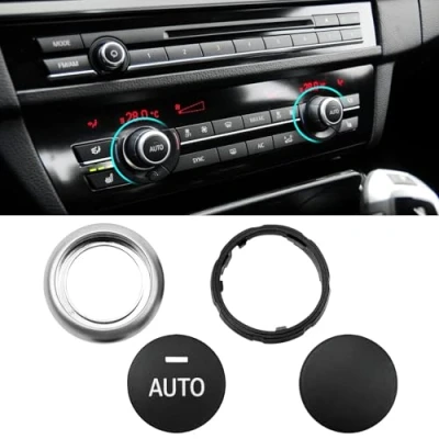 Image de TTCR II Bouton de climatisation Compatible avec BMW, réglage la température BMW Série 5 F10 F11, 6 F12 F13, 7 F01 F02, X5 F15, X6 F16