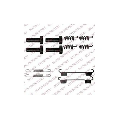 Image de DELPHI LY1358 Kit d&#039;accessoires, mâchoires de frein stationnement MERCEDES BENZ: Classe E Berline, SL Cabriolet, Break