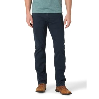 Image de Wrangler Authentics Jean Coupe ajustée à Jambe Droite, Saphir foncé, 42 W/30 L Homme
