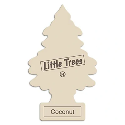 Image de Little Tree MTR0053 Désodorisant, Coconut (noix de coco) 1 Unité