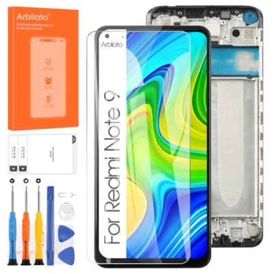 Image de Arbilato Écran pour Xiaomi Redmi Note 9 de Remplacement 10X 4G LCD Display M2003J15SG,M2003J15SC Tactile Digitizer Assembly