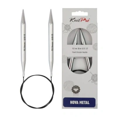 Image de KnitPro KP11376 Nova Fixe Aiguille Circulaire Bois Multicolore 22 x 0,4 5 cm