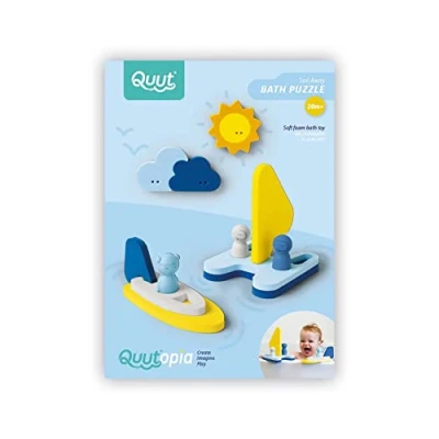 Image de Quut Opia Sail Away Puzzle Friends Bleu, Jaune, Vert