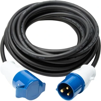 Image de Rallonge électrique CEE P17 15m blanc Protec