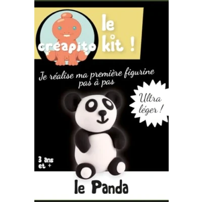 Image de MÉGACRÉA Kit Pâte à Modeler Enfant Creapito Le Panda