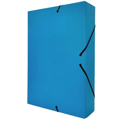 Image de RAYLU PAPER classeur de projet mat format A4 avec dos 7 cm, en carton robuste et fermeture caoutchouc pour projets scolaires ou bureau, taille 34 x 24 cm (Bleu)