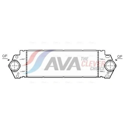 Image de PRASCO VNA4233 Intercooler avec raccords rapides VOLKSWAGEN: Transporter 5, 5 Bus, Multivan (7HM