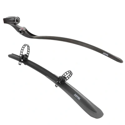 Image de ZEFAL Swan R &amp; Croozer Set Garde Boue vélo Cyclisme Mixte Adulte, Noir, Taille Unique