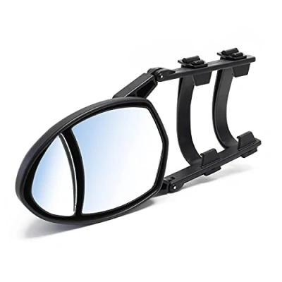 Image de rétroviseur de caravane Double miroir Plat Convexe Adaptation à chaque latéral