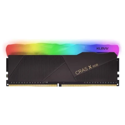 Image de KLEVV CRAS x RGB 16 Go (2 8 Go) 3200 MHz Mémoire de Jeu DDR4 RAM XMP 2.0 Haute Performance Overclocking