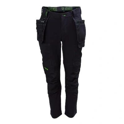 Image de sterling safetywear limite Calgary Pantalon Stretch Coupe ajustée d&#039;utilité Professionnelle, Noir, 36W x 31L Homme