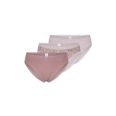 Image de Sloggi GO Crush High Leg C3P Femme, Pink Dark Combination, S