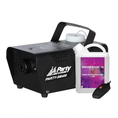 Image de Machine a Fumee 400 W Telecommande + Bidon Liquide 1 Litre