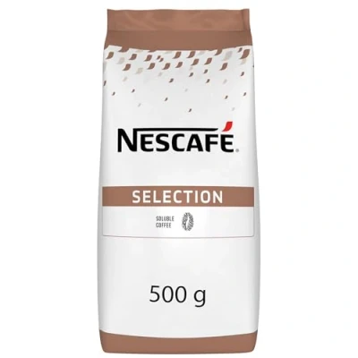 Image de NESCAFÉ Sélection Café instantané Corsé et Généreux 100% Issu d&#039;un Approvisionnement Plus Responsable Sachet de 500 g
