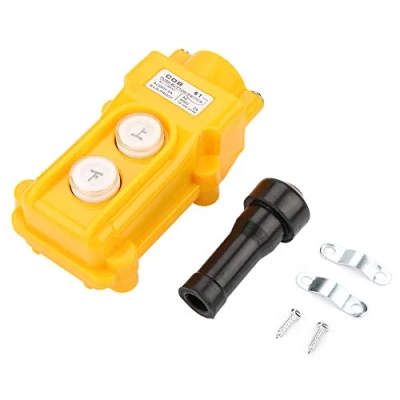 Image de Interrupteur de Commande Grue Jaune Commutateur Bouton Poussoir Levage pour et Grues