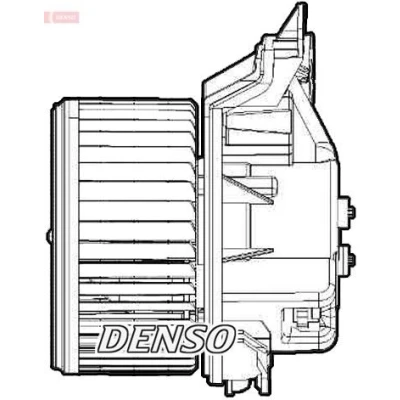 Image de DENSO DEA09209 Pulseur d&#039;Air pour véhicules avec direction à gauche FIAT: Qubo, Doblo II Van / Break, Fiorino III Break
