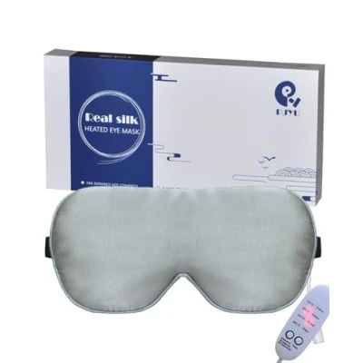 Image de Masque Chauffant yeux, Chaud yeux Soie pour les secs, le soulagement de la blépharite, idéal Oeil orgelet, Fatigue des MGD et Syndrome l&#039;oeil sec