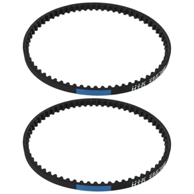 Image de eMagTech Lot de 2 courroies distribution HTD320 5M 5 en caoutchouc 64 dents 320 mm circonférence largeur pour systèmes d&#039;automatisation d&#039;applications industrielles
