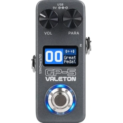 Image de Valeton Processeur compact multi effets GP 5 Chargeur SnapTone &amp; IR, plus de 100 effets, Bluetooth, interface audio USB