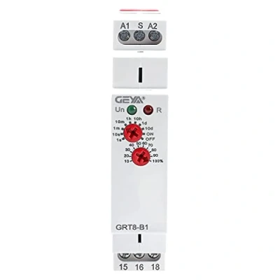 Image de GEYA Retarder Mise Hors Tension Relais temporisé à Fonction Unique 1SPDT 16A Électronique Minuteur arrêt Relais(GRT8 B1,AC230V)