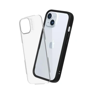 Image de RhinoShield Coque Compatible avec [iPhone 15] Mod NX Protection Fine Personnalisable Technologie d&#039;absorption des Chocs [sans BPA] Noir