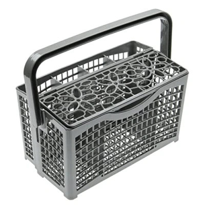 Image de vhbw Panier à couverts universel utilisé dans la partie inférieure du lave vaisselle, compatible avec Miele, Bosch, Siemens 23 x 13cm, divisible