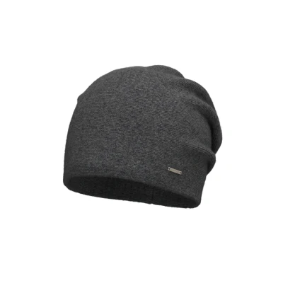 Image de VIVISENCE Bonnet pour Femme L&#039;automne Et l&#039;hiver Classique Ajusté en Laine avec Trois Plis À L&#039;arrière Un Ajustement Parfait Plaque Doublure Isolante Intérieure pour, Gris Foncé,Taille Unique