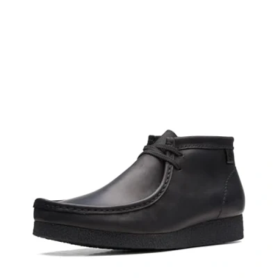 Image de Clarks Homme Shacre Boot Bottine Chukka, Cuir Noir, 41 EU