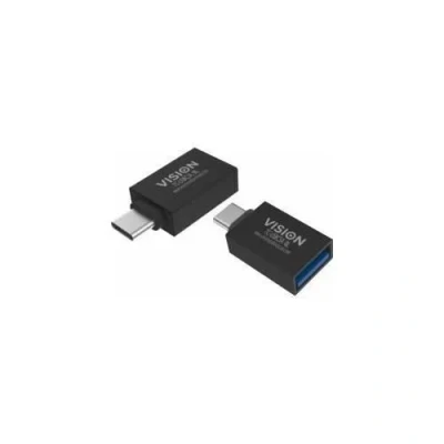 Image de Vision TC USBC3A/BL changeur de genre câble USB C 3.0 A Noir Neuf