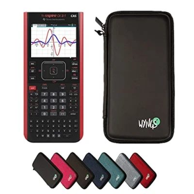 Image de CALCUSO Ensemble de Base Noir avec Calculatrice Graphique TI Nspire CX II T Cas