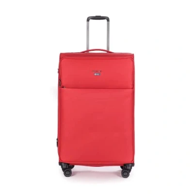 Image de Stratic Light + Valise de Voyage Souple à Main TSA Verrouillage 4 Roues Extensible Rouge 79 cm L, Rouge, cm, Large (4
