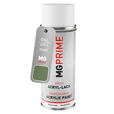 Image de MG PRIME RAL 6011 Vert réséda/Reseda green Bombe aérosol 400 ml mat séchage rapide