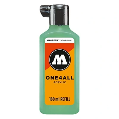 Image de Molotow ONE4ALL Refill Acrylique Peinture 234 Calypso Moyen 180 ml Encre de recharge pour marqueur permanent