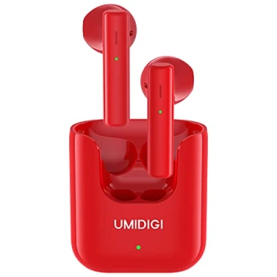 Image de UMIDIGI Écouteurs Bluetooth5.1 sans Fil Stéréo, AirBuds U Oreillettes Intra Auriculaires,Toucher Intelligent, Autonomie de Lecture 24 Heures,Appairage Automatique,Micro Intégré