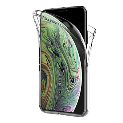 Image de AICEK Coque iPhone XS, 360Full Body Transparente Silicone pour XS Housse Etui Case (5,8 Pouces)